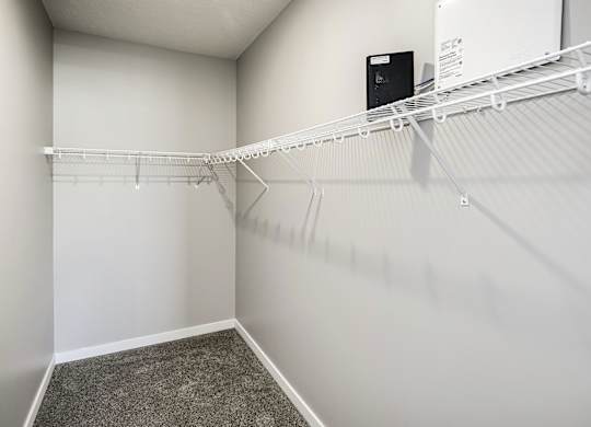 Walk-In Closet at Deerfield Apartments and Chateaus in Fremont, NE