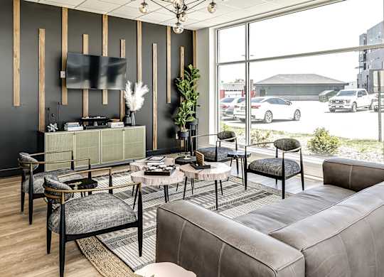 Community clubhouse at Edge 204 in Omaha, NE