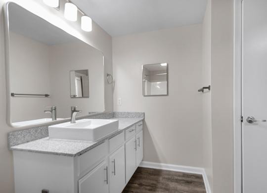 One and two bedroom apartment homes featuring efficient appliances, hardwood floors, walk-in closets, washer and dryer connections and much more at Parham Pointe Apartments in Little Rock, AR