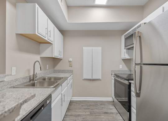 One and two bedroom apartment homes featuring efficient appliances, hardwood floors, walk-in closets, washer and dryer connections and much more at Parham Pointe Apartments in Little Rock, AR