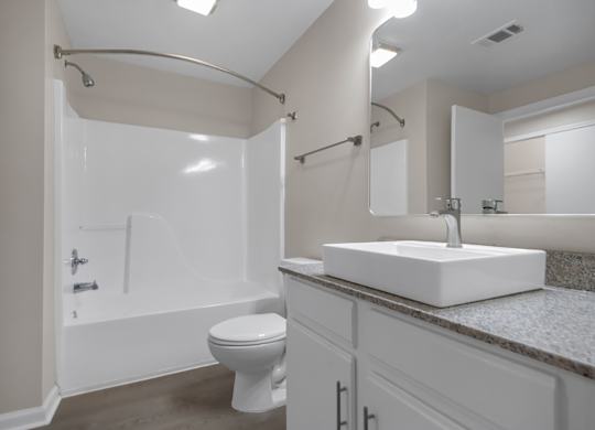 One and two bedroom apartment homes featuring efficient appliances, hardwood floors, walk-in closets, washer and dryer connections and much more at Parham Pointe Apartments in Little Rock, AR