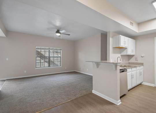One and two bedroom apartment homes featuring efficient appliances, hardwood floors, walk-in closets, washer and dryer connections and much more at Parham Pointe Apartments in Little Rock, AR