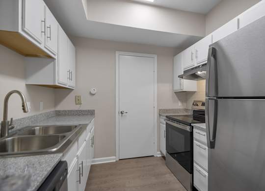 One and two bedroom apartment homes featuring efficient appliances, hardwood floors, walk-in closets, washer and dryer connections and much more at Parham Pointe Apartments in Little Rock, AR