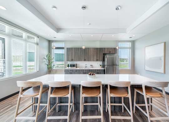 Modern community clubhouse at The Boulevard in Joplin, MO