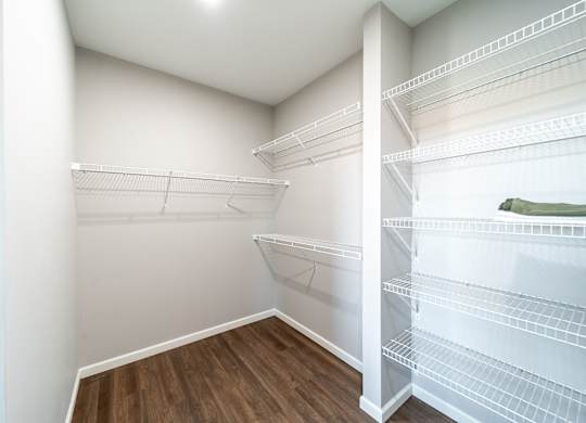 Walk-in closet at The Boulevard in Joplin, MO