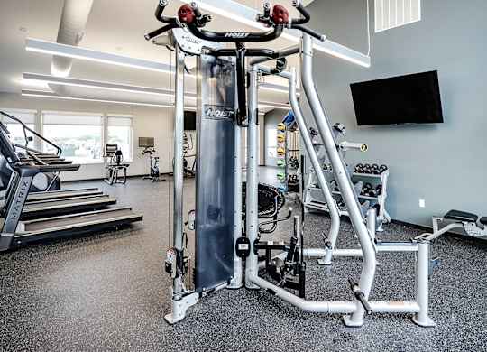 24-hour fitness center at The Trails at North Streams in Omaha, NE