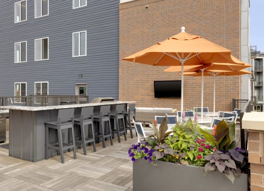 Rooftop Patio at Galante at Parkside, Minnesota, 55124