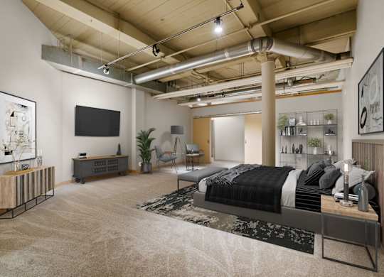 Bedroomat Lowertown Lofts, St. Paul, 55101