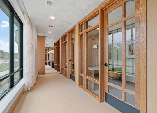 Coworking or work from home (WFH) rooms on the first floor at Lilia in Lilydale, MN 55118