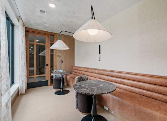 Coworking or WFH space and a conference room at Lilia in Lilydale, MN 55118