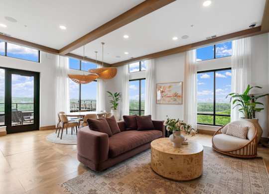 The Tea Room, a reservable community room at Lilia in Lilydale, MN 55118