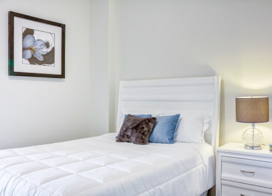 Bedroom with Comfy bed at Central Park West, St. Louis Park, MN, 55416