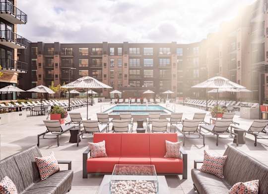 Outdoor Lounge at Expo, Minneapolis, MN, 55414