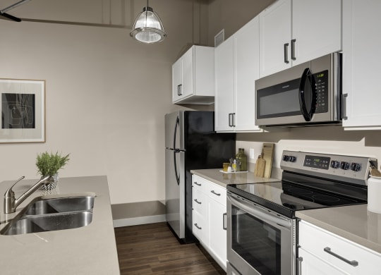 Fully Furnished Kitchen  at Kellogg Square, St. Paul, Minnesota