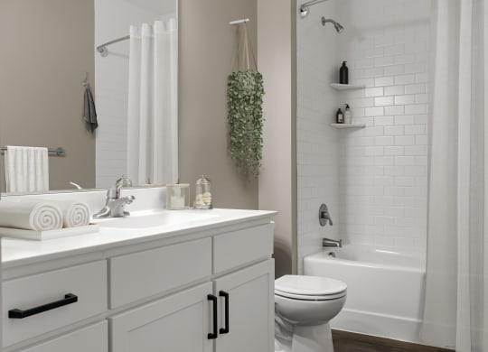 Bathroom at Kellogg Square, St. Paul, 55101