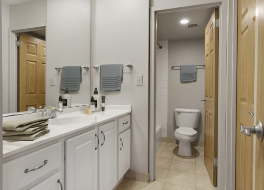 Modern Bathroom at Kellogg Square, Minnesota, 55101