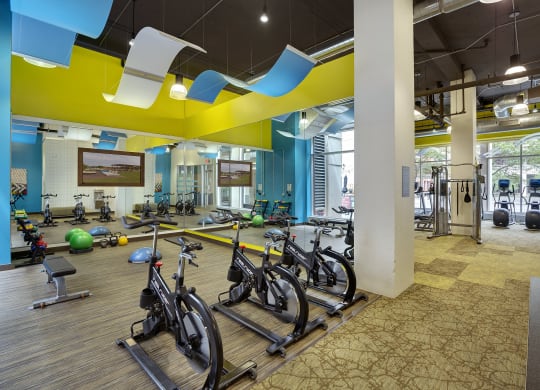 Kellogg Square Apartments in St. Paul, MN Deluxe Fitness Center