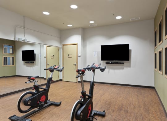 Cycle and Yoga Room at Lowertown Lofts, Minnesota