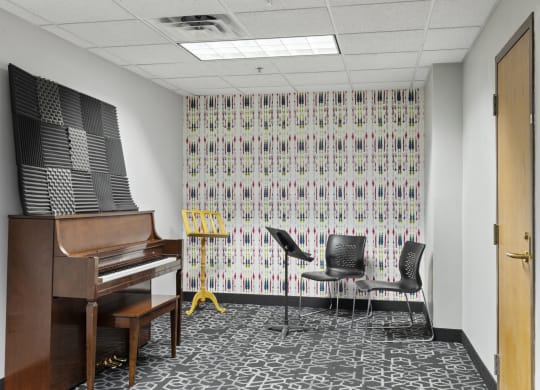 Music Practice Rooms at Lowertown Lofts, St. Paul