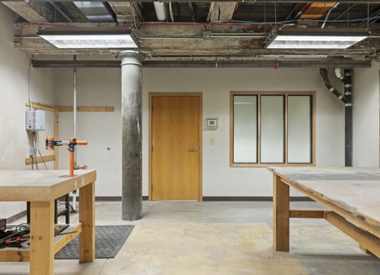 Workspace Common Area at Lowertown Lofts, St. Paul, Minnesota