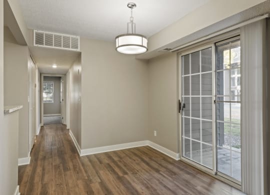 Dining Room with Sliding Glass Door  at Mallard Ridge, Maple Grove, MN, 55369