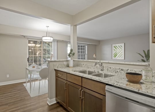 Kitchen and Breakfast Bar at Mallard Ridge, Minnesota
