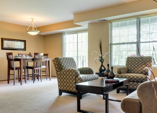 Dining Area at Mallard Ridge, Maple Grove