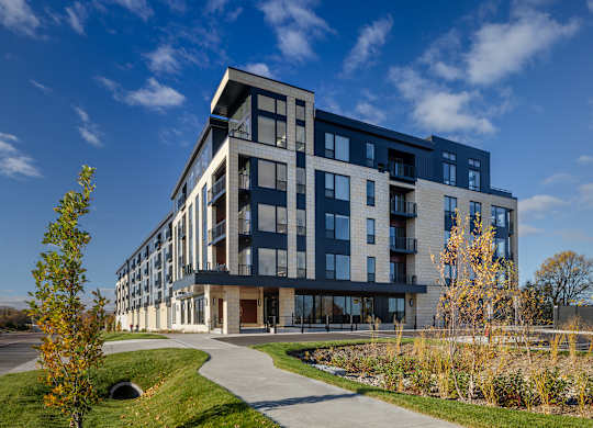 Apartment Building Exterior at Lilia, Minnesota, 55118