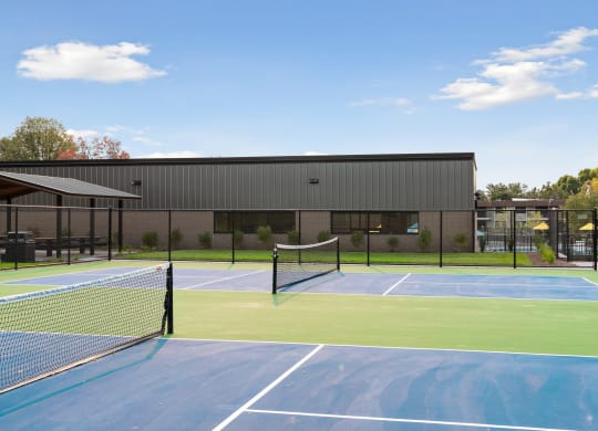 Tennis courts at Villages on McKnight, Minnesota, 55119