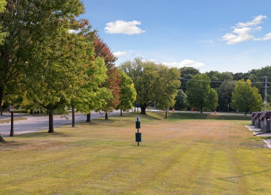 Open grassy areas  at Villages on McKnight, St. Paul, Minnesota