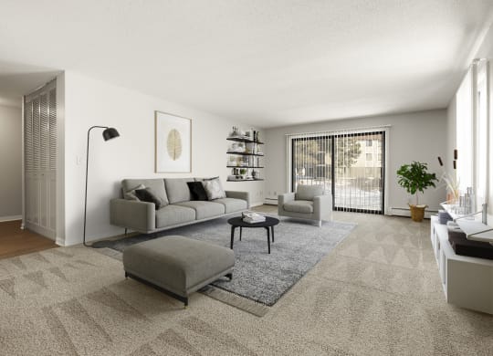 Living Room at Villages on McKnight, St. Paul, MN