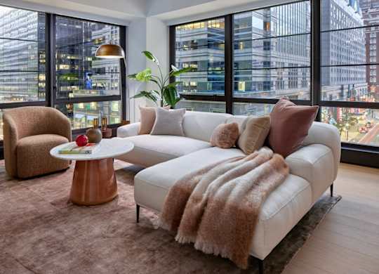 Modern Living Room at 17 Market West, Pennsylvania