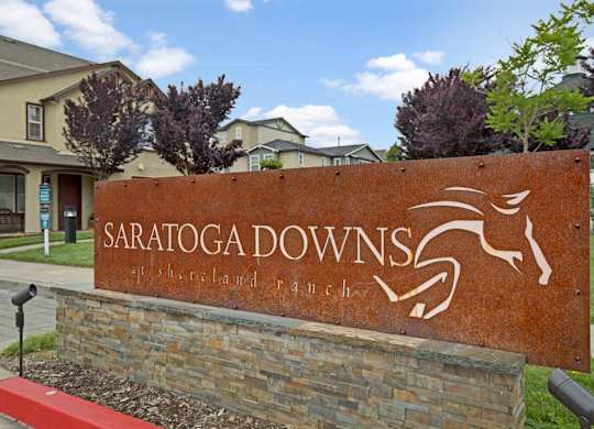 Entrance Signage | Apartments For Rent In Napa CA | Saratoga Downs at Sheveland Ranch