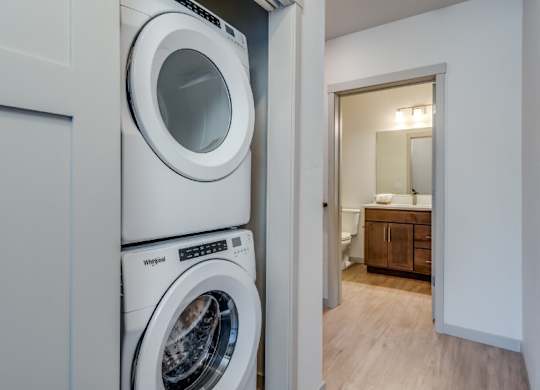 Stackable Washer and Dryer in Unit for Modern Living