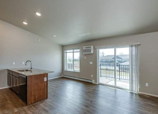 Open Concept Kitchen with Island