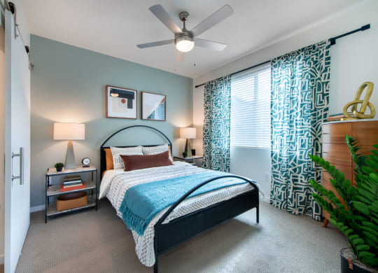 bedrooms upstairs at the preserve at great pond apartments in windsor ct