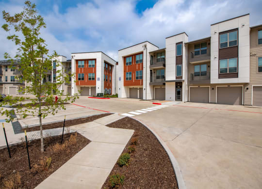 Corsair Apartments Exterior with Landscaping