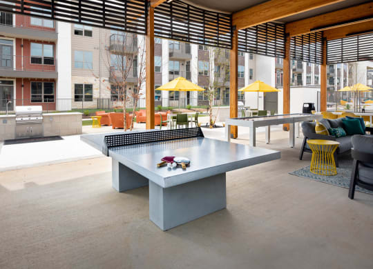 Corsair Apartments Ping Pong Table