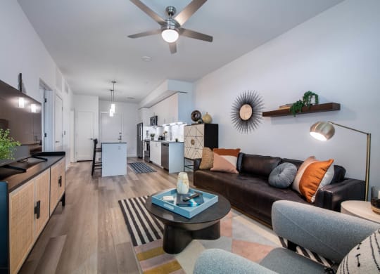 Corsair Apartments Living Room