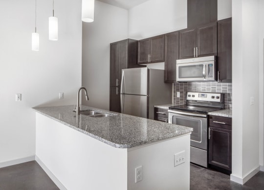 Ella Apartments Model Kitchen