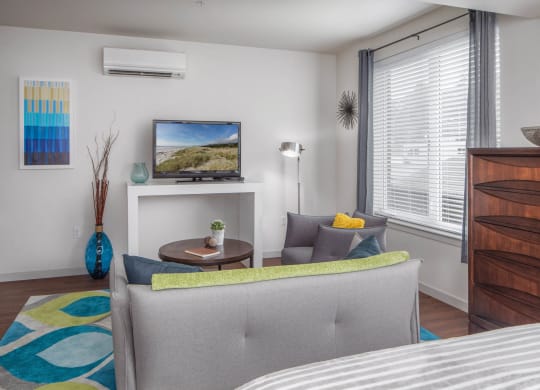 Ella Apartments Model Living Room