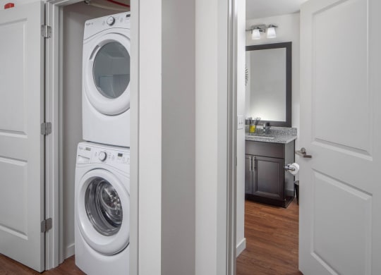 Ella Apartments Model Laundry Area