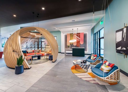 the lobby or reception area at ibis madrid centro