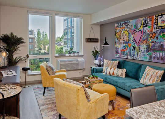 Tempo PDX Model Living Room