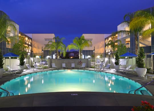 Pool at Night