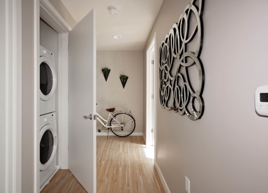 North Hollow Apartments Model Laundry Area