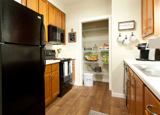 Pine Valley Ranch Apartments Kitchen and Pantry