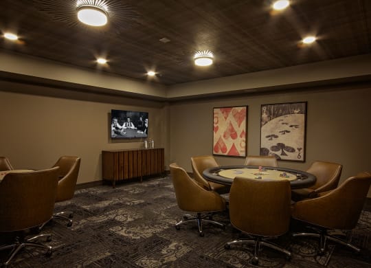 Portera at the Grove_Wilsonville  Card room