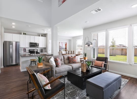 Rivers Edge Apartments Furnished Apartment Interior with Modern Finishes