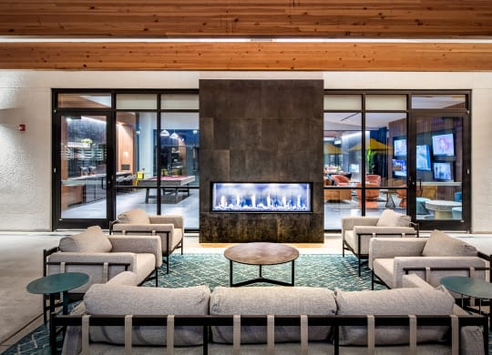 Outdoor Fireplace Lounge